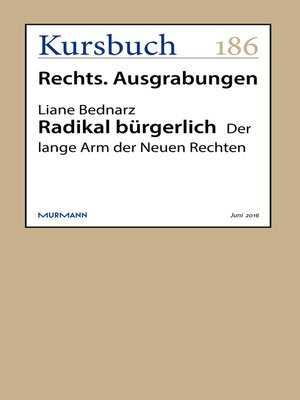 cover image of Radikal bürgerlich